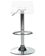 Set of 2 Bar Chairs NEUM Swivel Transparent