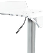 Set of 2 Bar Chairs NEUM Swivel Transparent