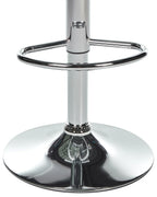 Set of 2 Bar Chairs NEUM Swivel Transparent