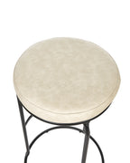 Set of 2 Bar Stools MILROY Faux Leather Light Beige