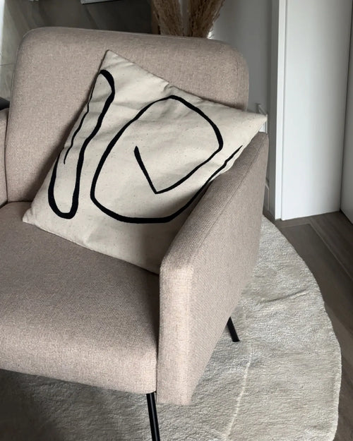 Armchair NARKEN Fabric Beige