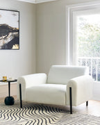 Armchair ASKIM Boucle White