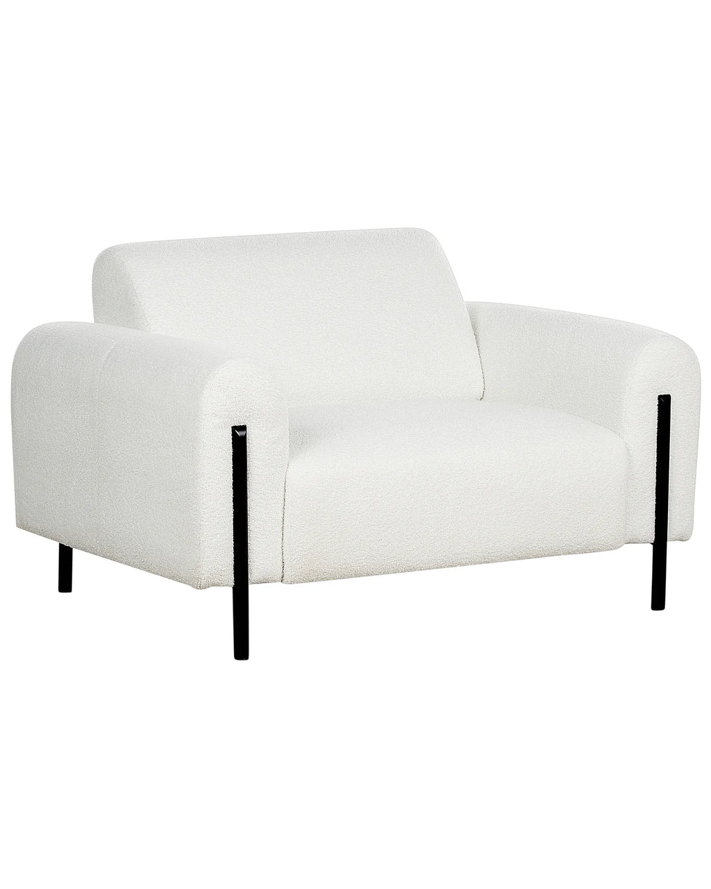 Armchair ASKIM Boucle White