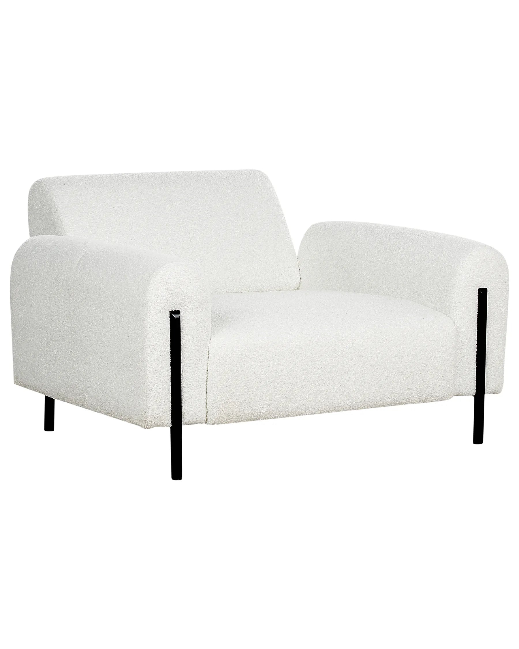 Armchair ASKIM Boucle White