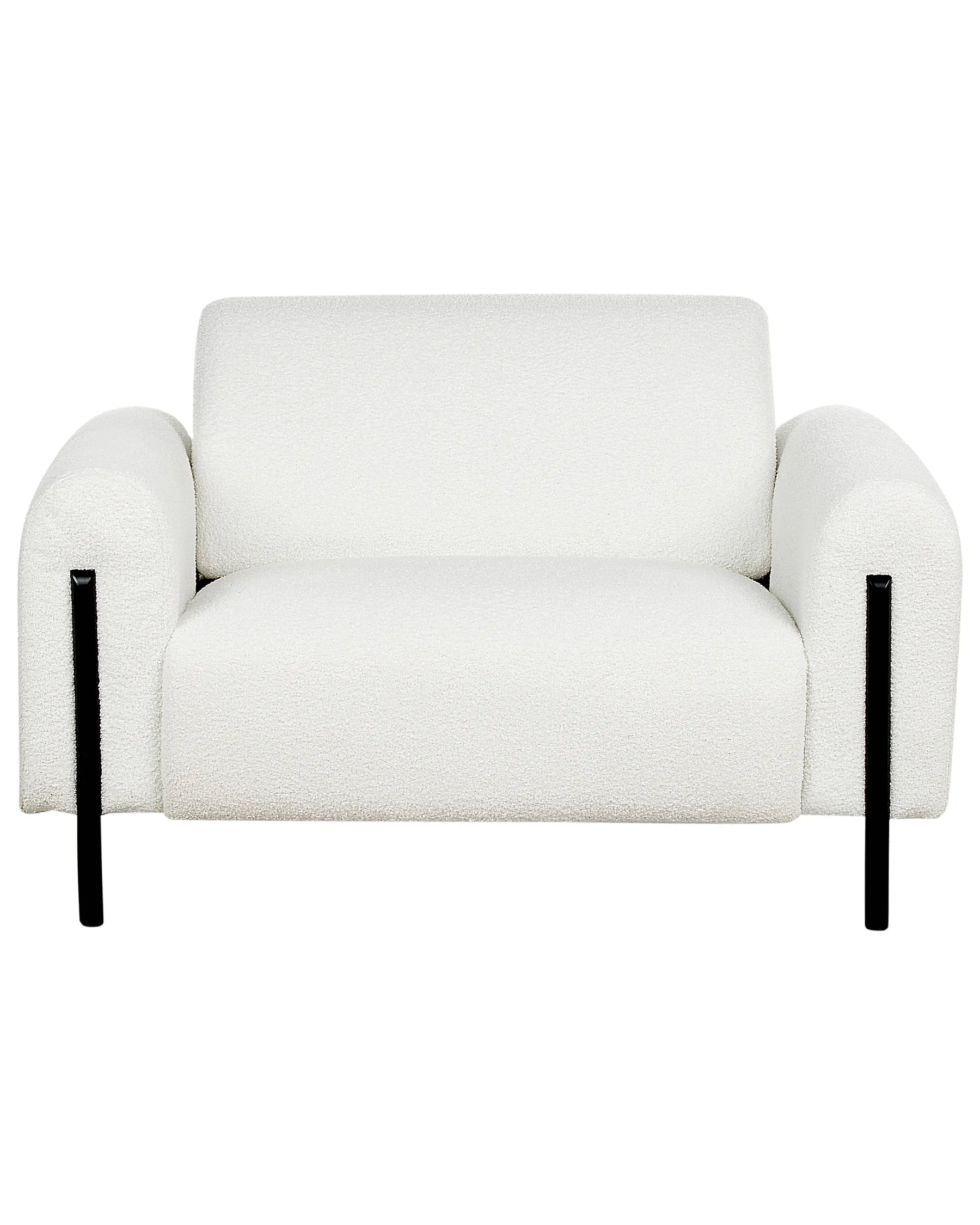 Armchair ASKIM Boucle White