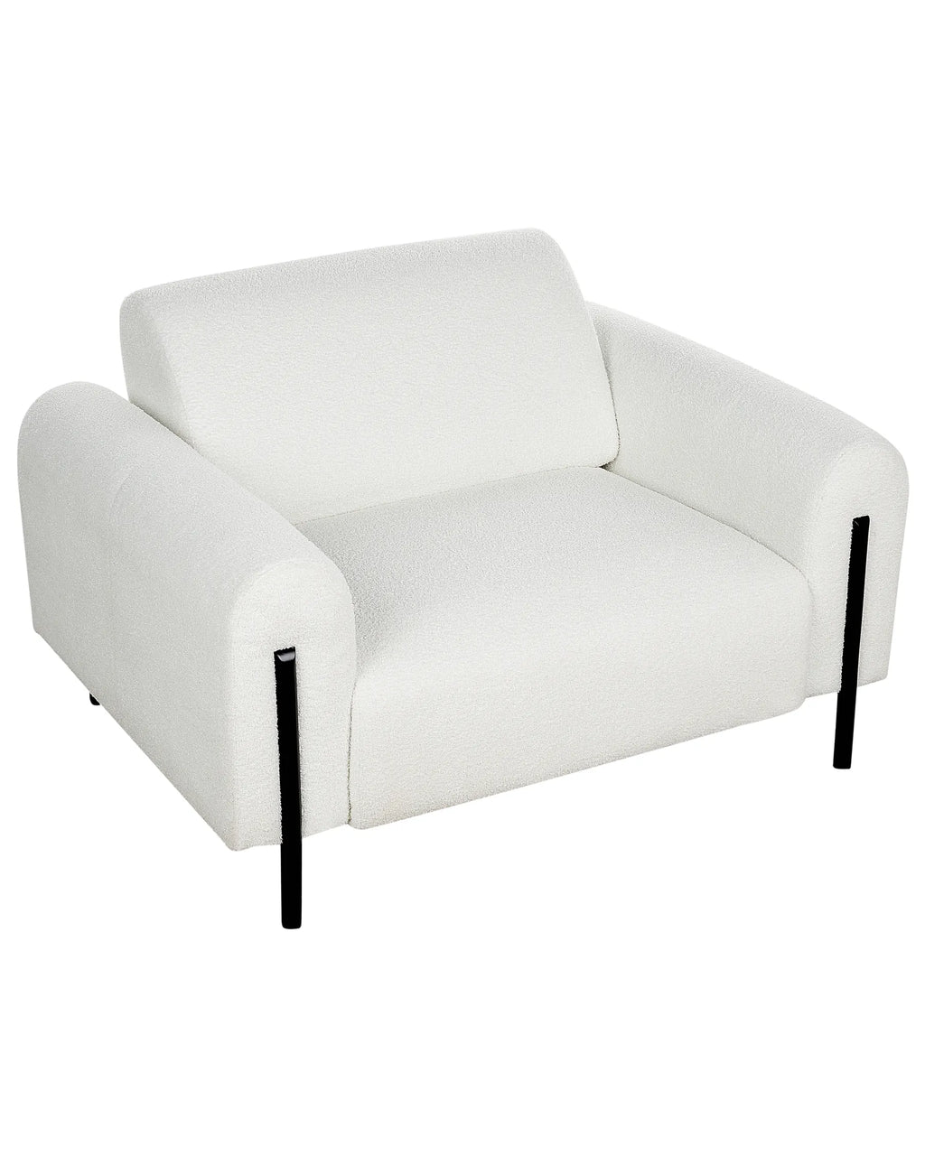 Armchair ASKIM Boucle White