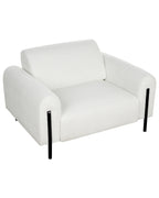 Armchair ASKIM Boucle White