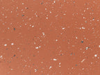 Coffee Table TREZZO 90 cm 90 cm Terrazzo Effect Red Terrazzo