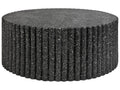 Coffee Table POZZA II 106 cm 106 cm Terrazzo Effect Black Terrazzo