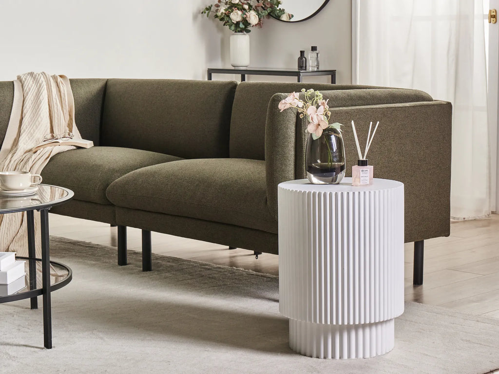 Side Table BICCARI 38 cm 38 cm White