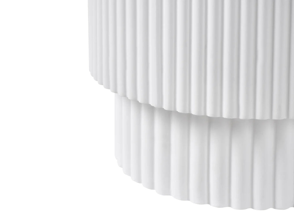 Side Table BICCARI 38 cm 38 cm White