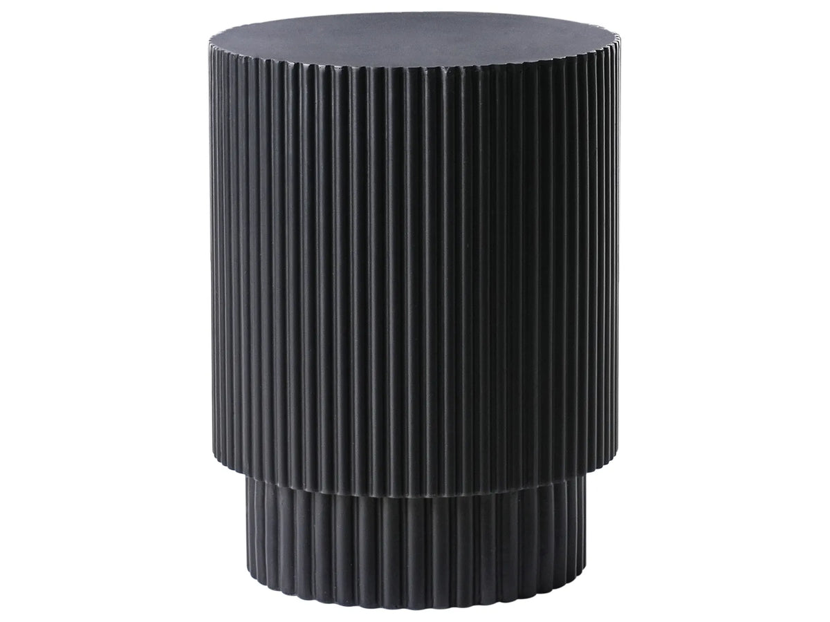 Side Table WAVENO 38 cm 38 cm Black — main product view