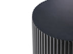 Side Table WAVENO 38 cm 38 cm Black — side product view