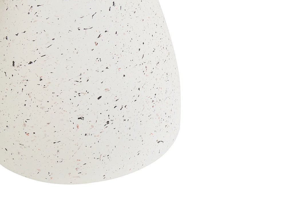 Side Table BIVIERE 39 cm 39 cm Terrazzo Effect White Terrazzo