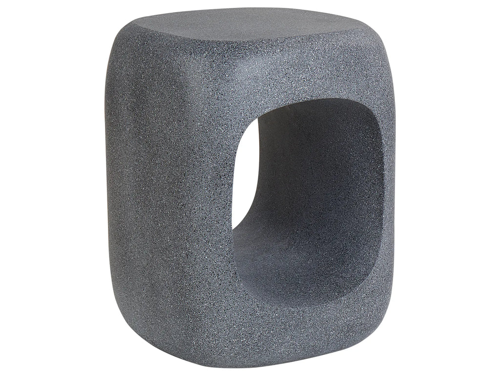 Side Table PELMO 33 cm 33 cm Marble Effect Grey