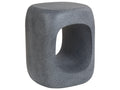 Side Table PELMO 33 cm 33 cm Marble Effect Grey