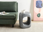 Side Table PELMO 33 cm 33 cm Marble Effect Grey