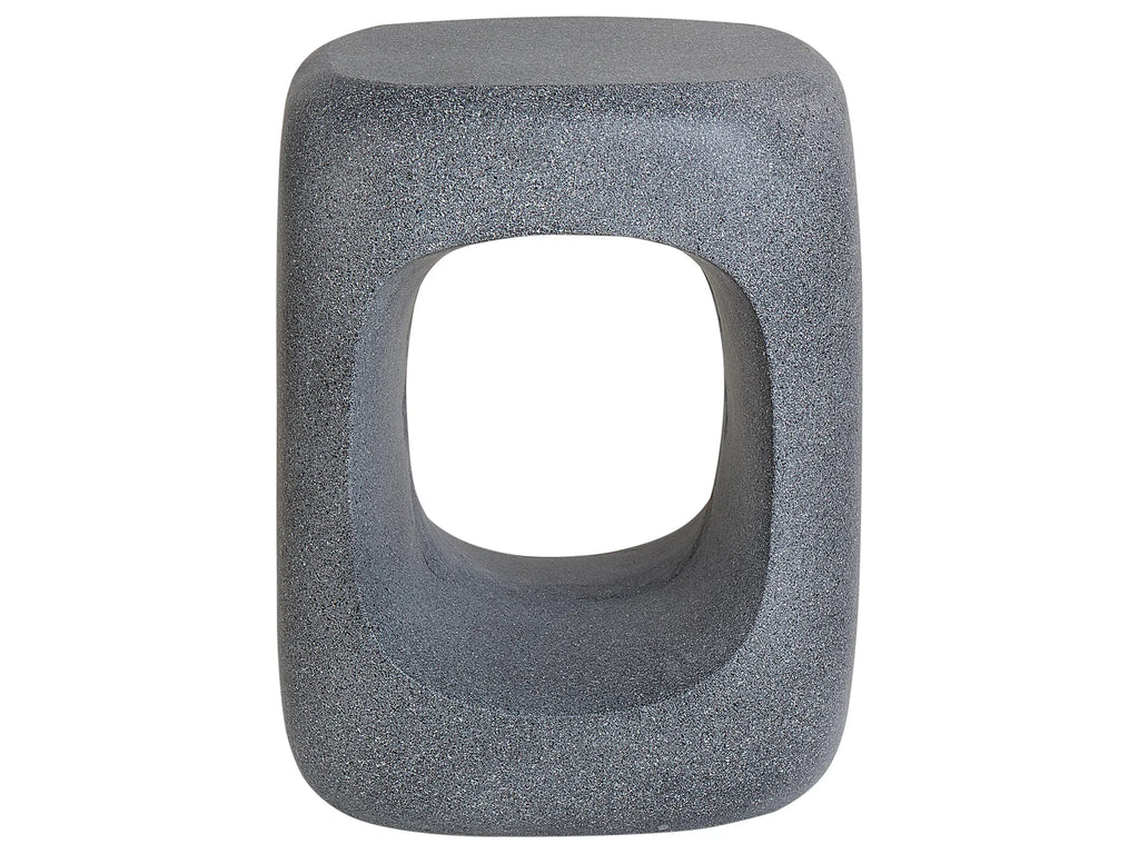 Side Table PELMO 33 cm 33 cm Marble Effect Grey