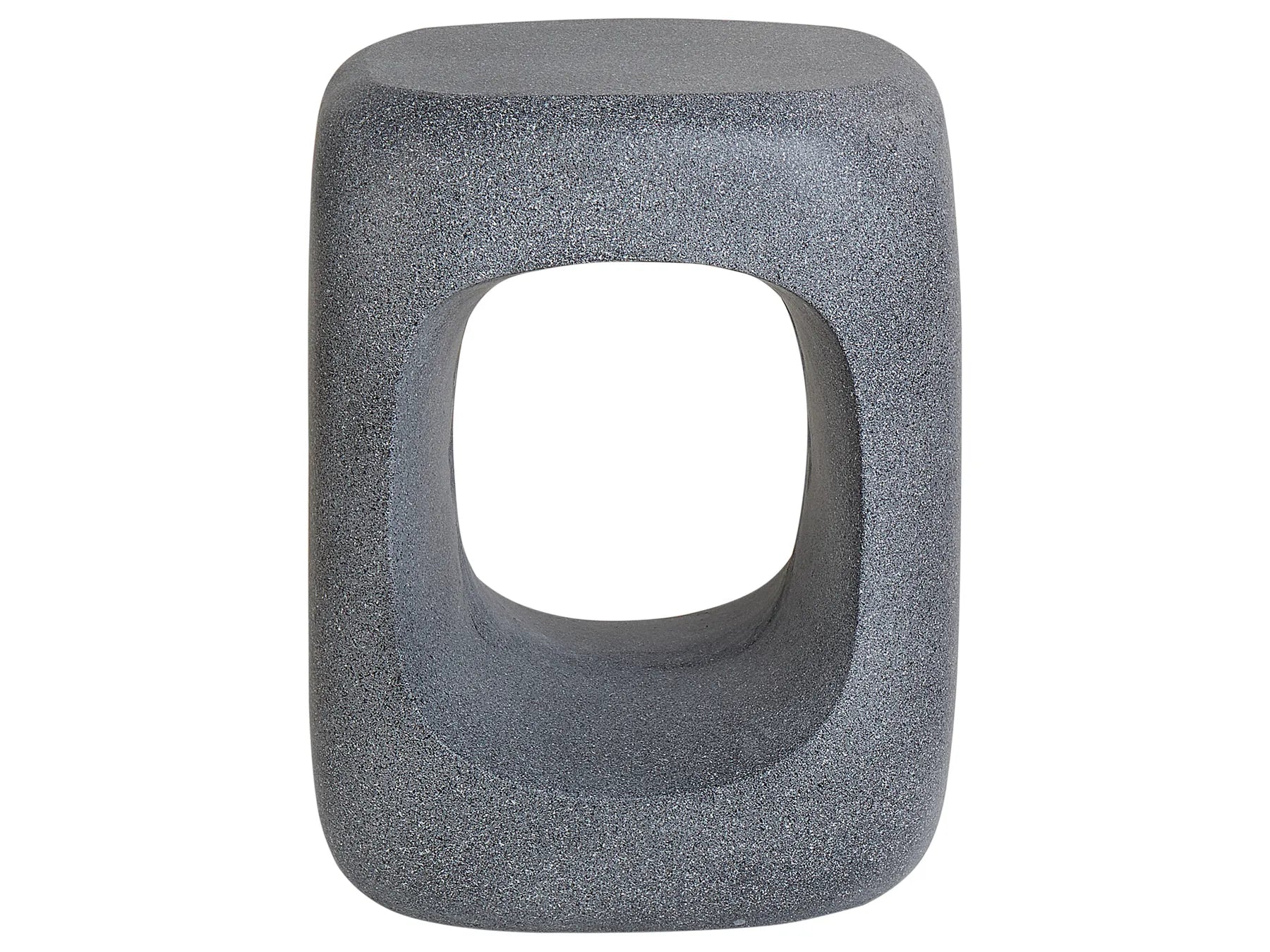 Side Table PELMO 33 cm 33 cm Marble Effect Grey