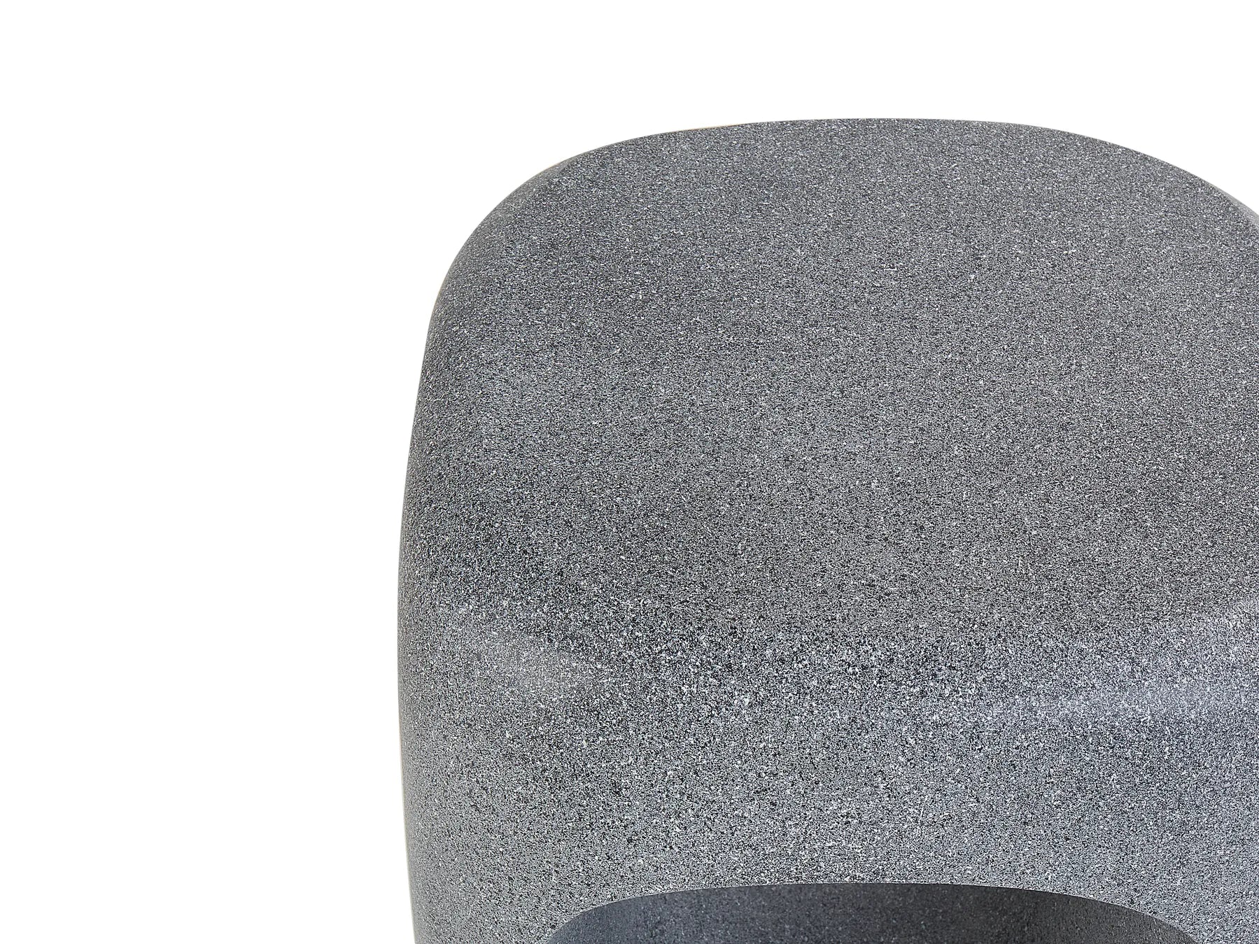 Side Table PELMO 33 cm 33 cm Marble Effect Grey