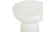 Side Table CADINI 33 cm 33 cm Terrazzo Effect White Terrazzo