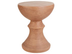 Side Table CALDARO 40 cm 40 cm Wood-like Brown