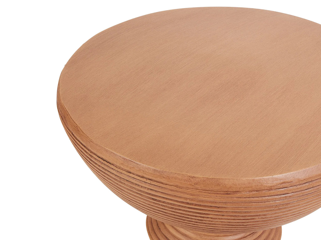 Side Table CALDARO 40 cm 40 cm Wood-like Brown