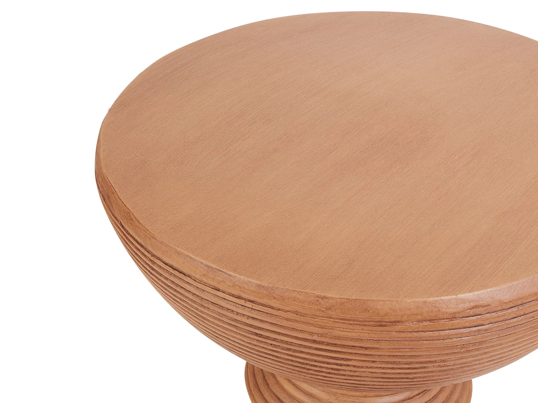Side Table CALDARO 40 cm 40 cm Wood-like Brown