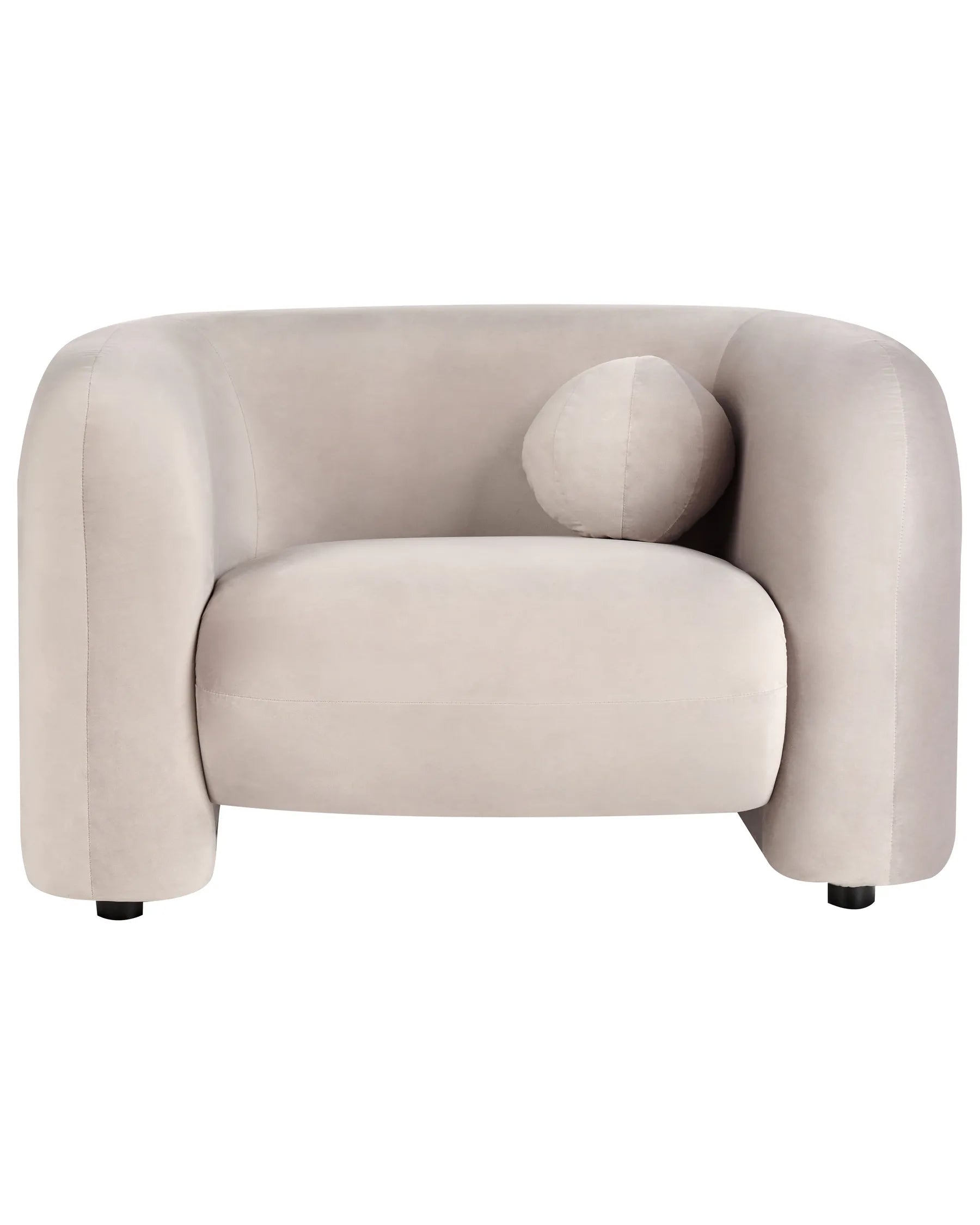 Armchair LEIREN Velvet Taupe