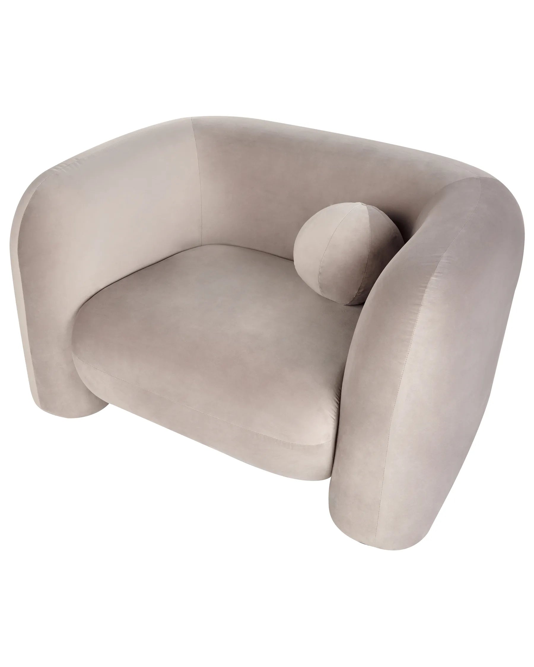 Armchair LEIREN Velvet Taupe