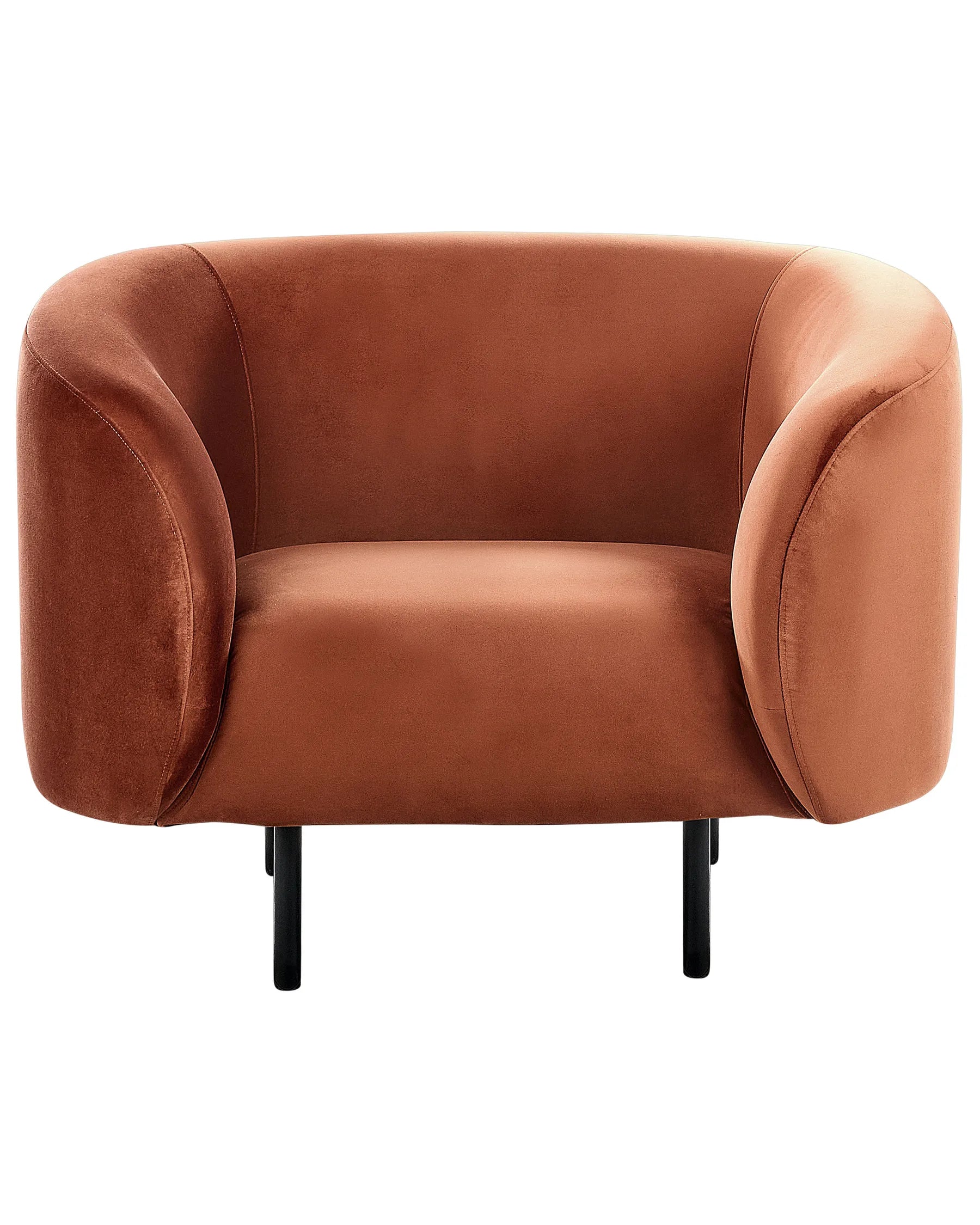 Armchair LOEN Velvet Orange