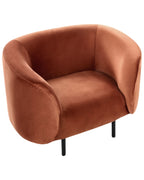 Armchair LOEN Velvet Orange