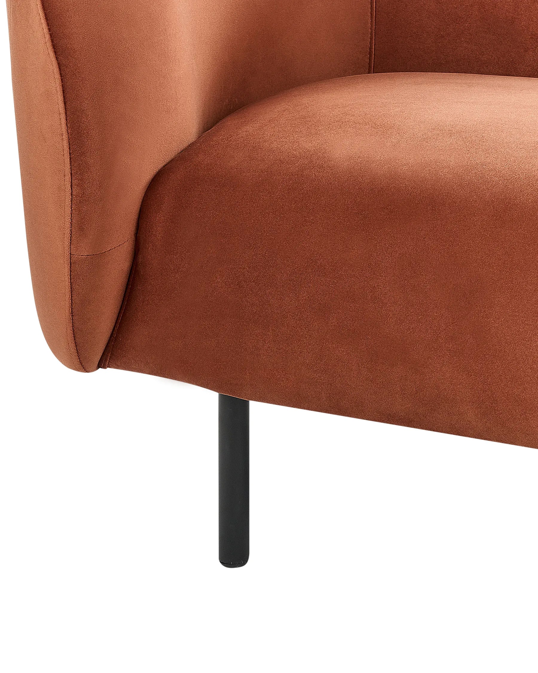 Armchair LOEN Velvet Orange