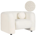 Armchair LEIREN Boucle White