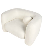 Armchair LEIREN Boucle White
