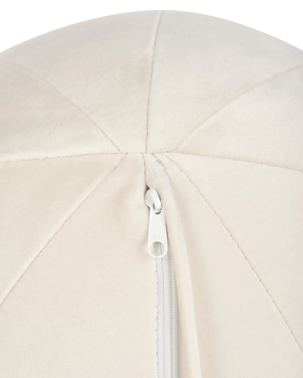 Armchair LEIREN Velvet Off-White