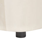 Armchair LEIREN Velvet Off-White