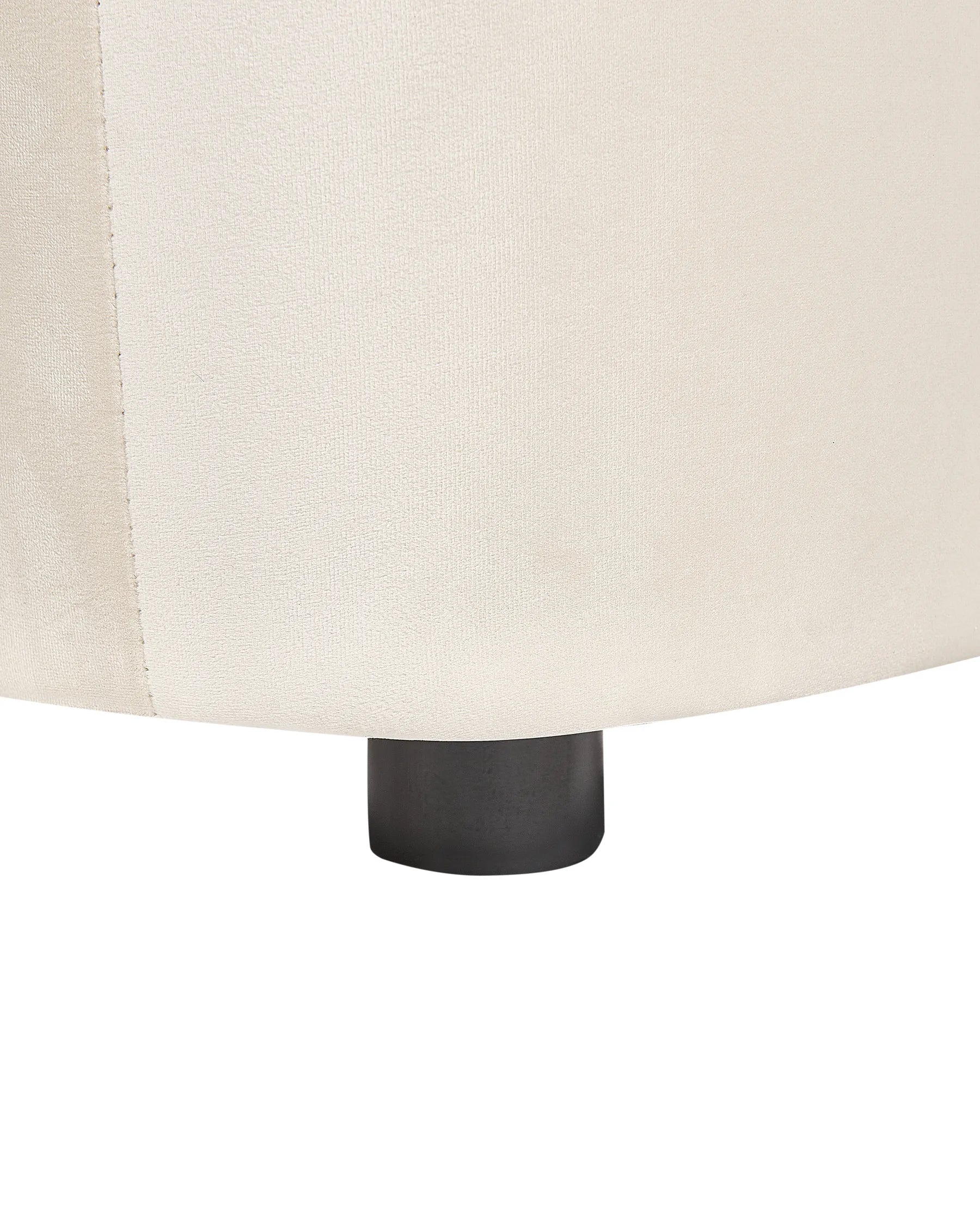 Armchair LEIREN Velvet Off-White