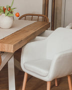 Dining Chair YORKVILLE II Velvet Off-White