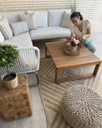 Side Table NELSON Teak Wood Brown