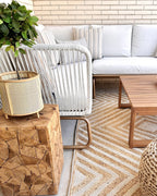 Side Table NELSON Teak Wood Brown