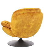Swivel Armchair NOLVIK Velvet Mustard