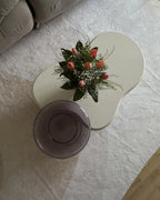 Side Table CALDERA Glass Grey