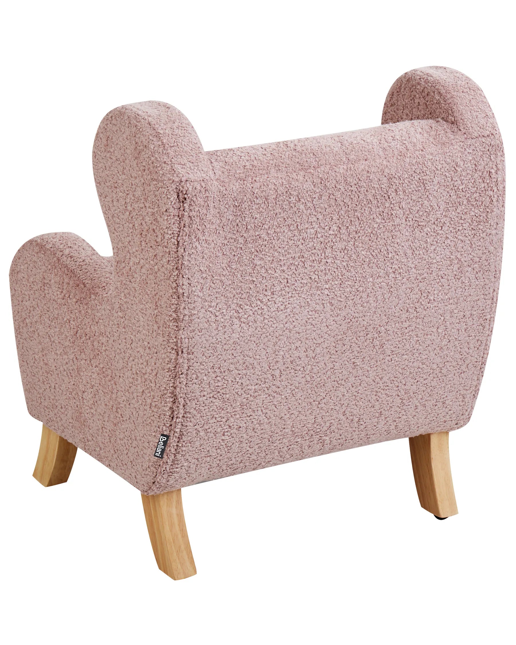 Kids Armchair FARUM Boucle Pink