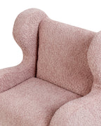 Kids Armchair FARUM Boucle Pink