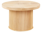 Set of 2 Coffee Tables ILIOS Rattan Natural