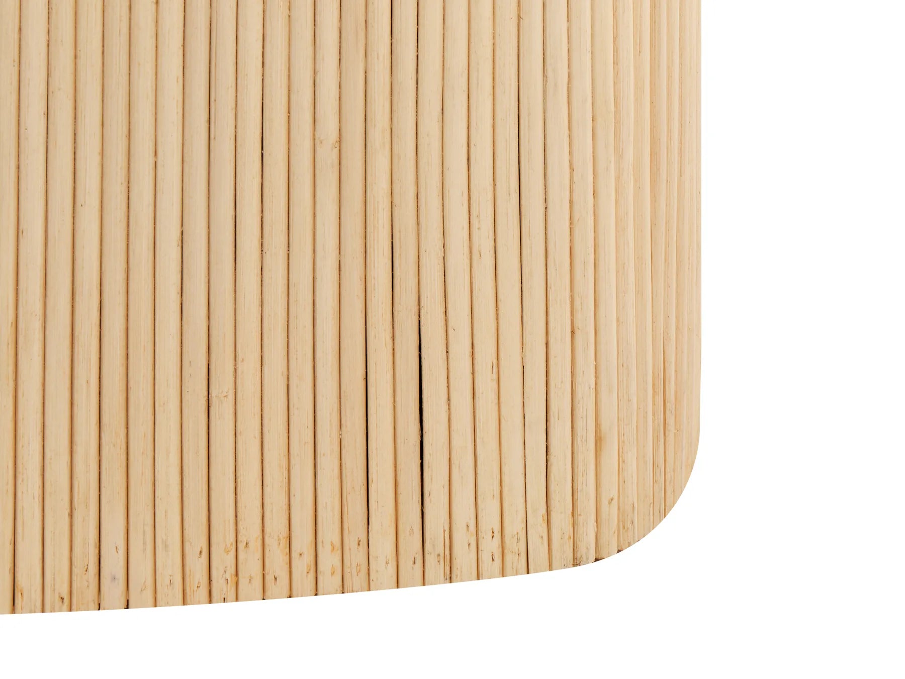 Set of 2 Coffee Tables SALANTI Rattan Natural with Storage