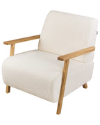 Armchair LESJA Boucle Light Beige