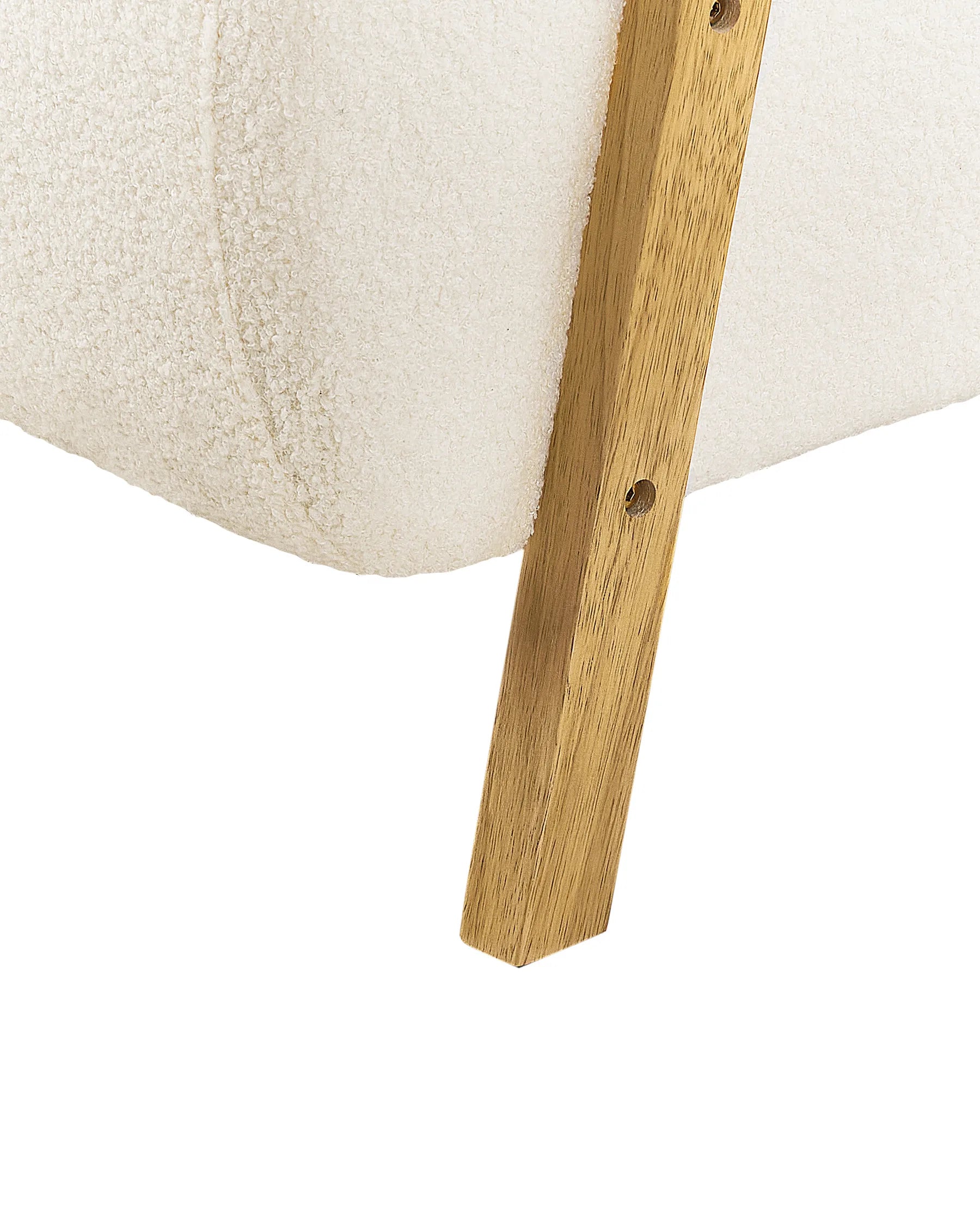 Armchair LESJA Boucle Light Beige