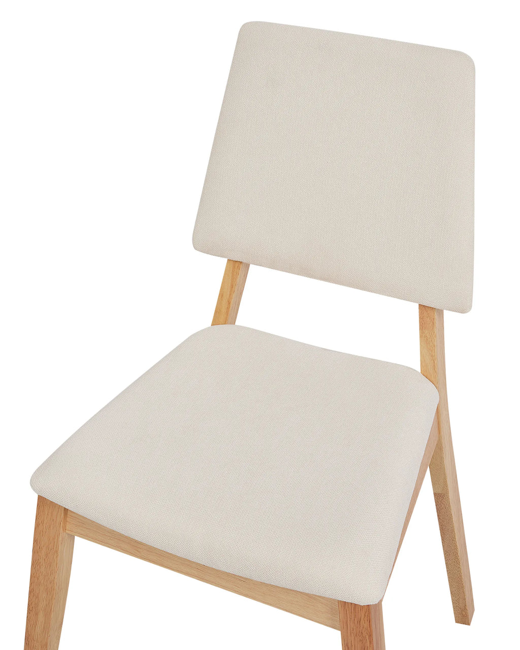 Set of 2 Dining Chairs MERRILL Wood Light Beige